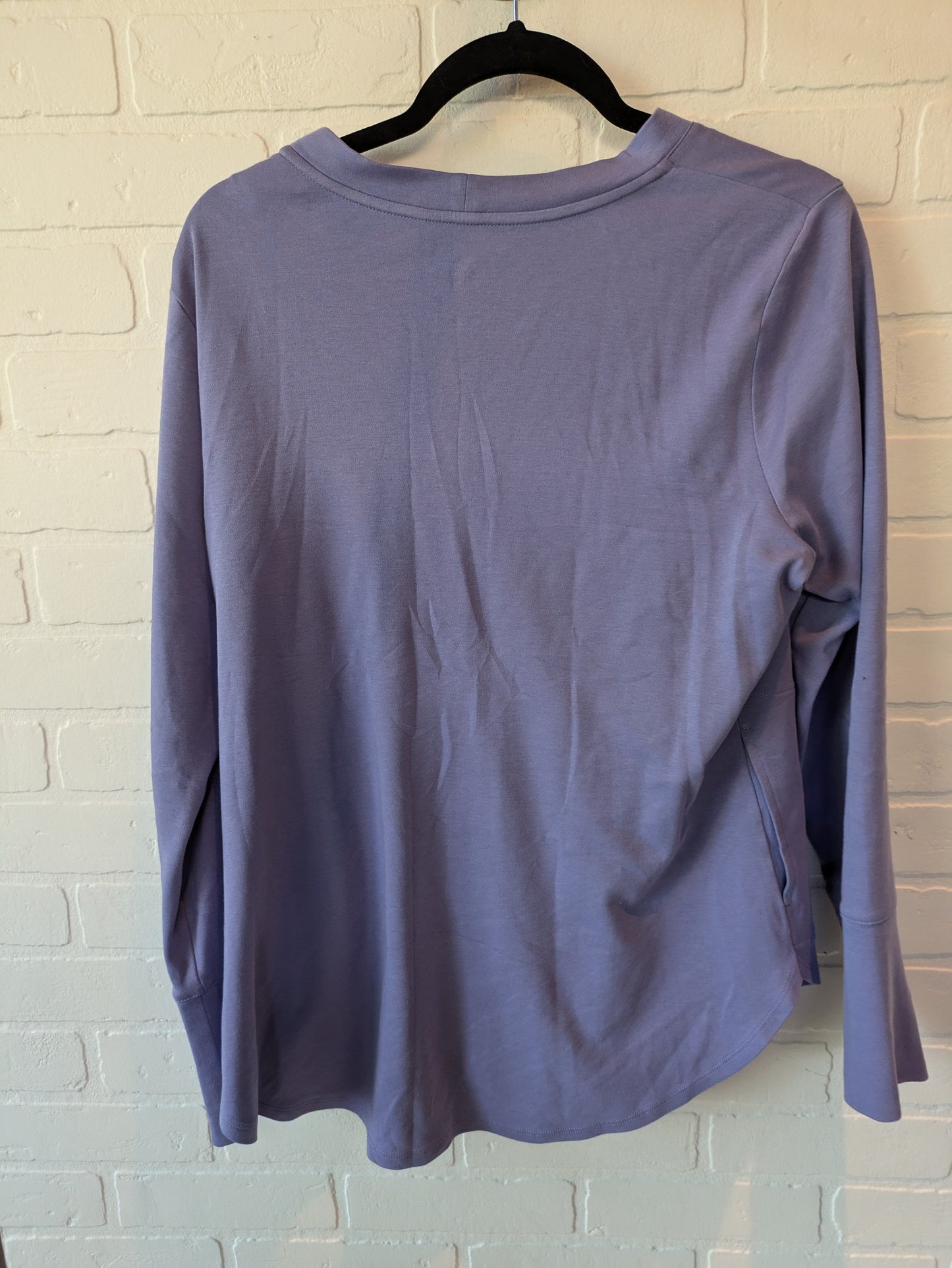 Purple Top 2pc Long Sleeve Isaac Mizrahi Live Qvc, Size M