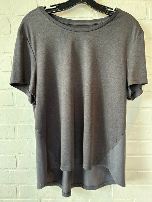 Grey Athletic Top Short Sleeve Avia, Size Xl