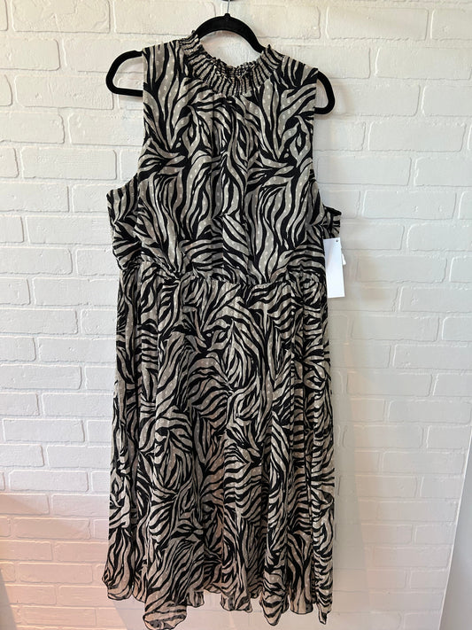 Black & Cream Dress Work Banana Republic, Size 1x