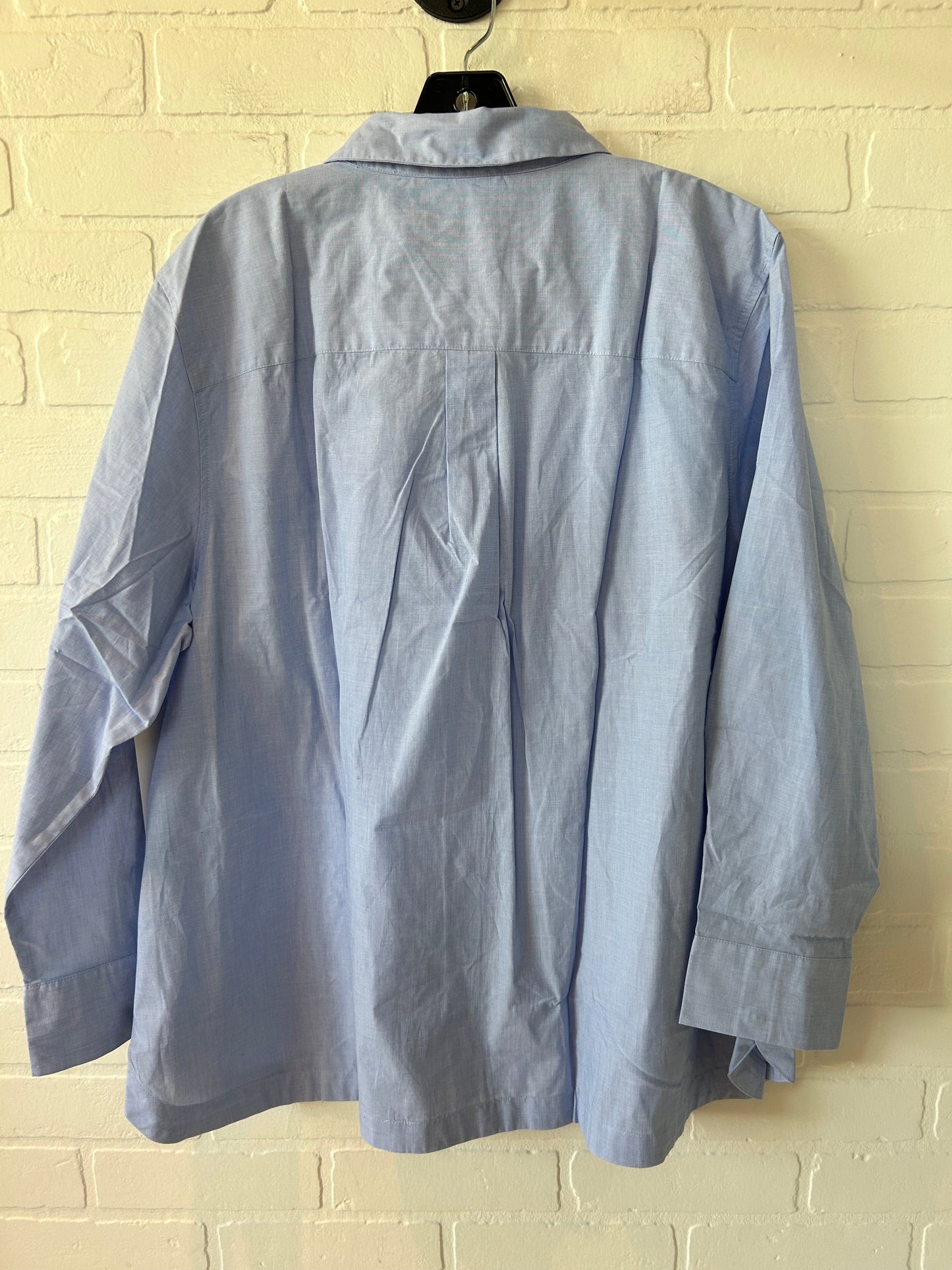 Blue Blouse Long Sleeve Talbots, Size 3x