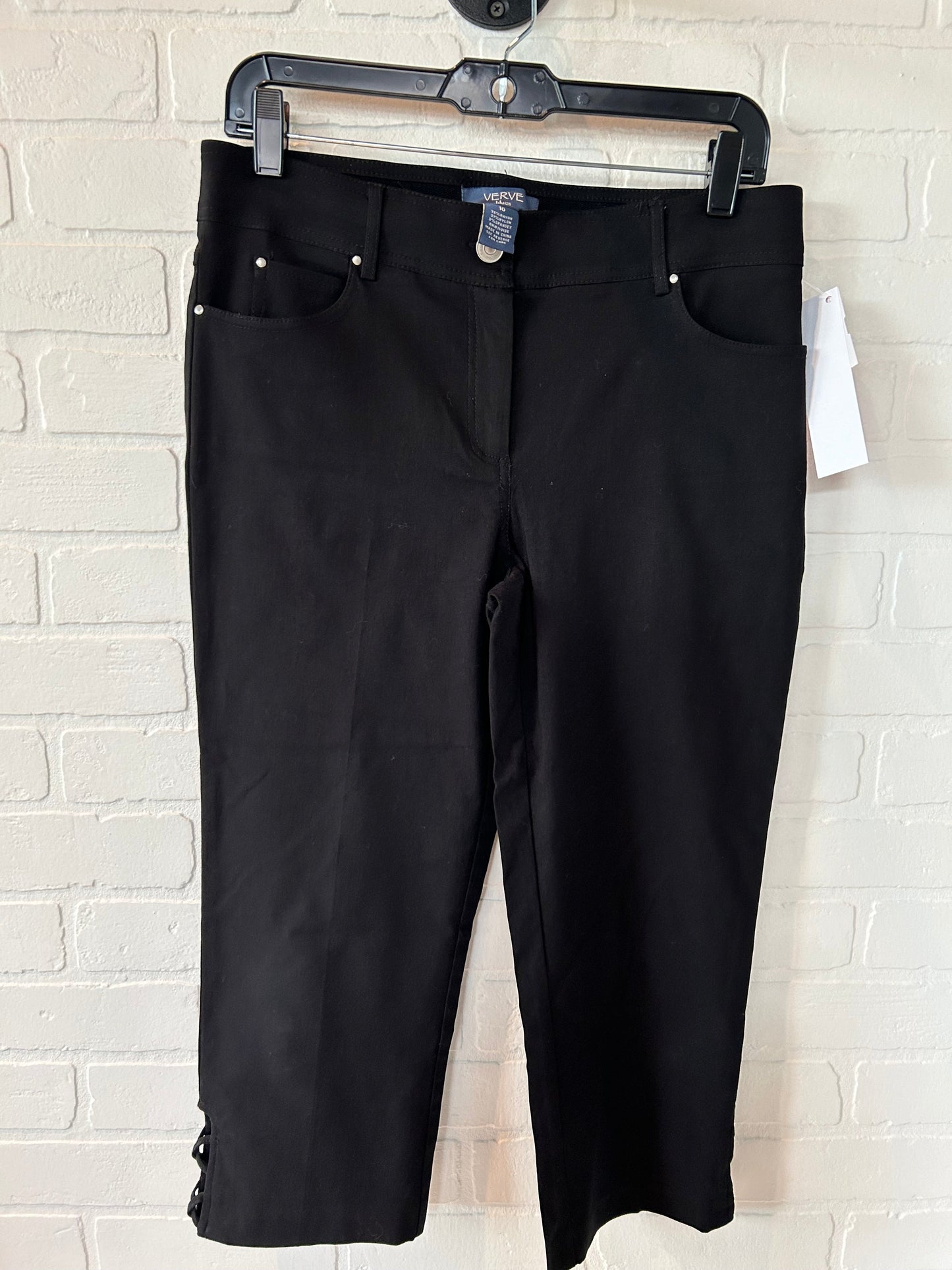 Black Capris Verve, Size 10