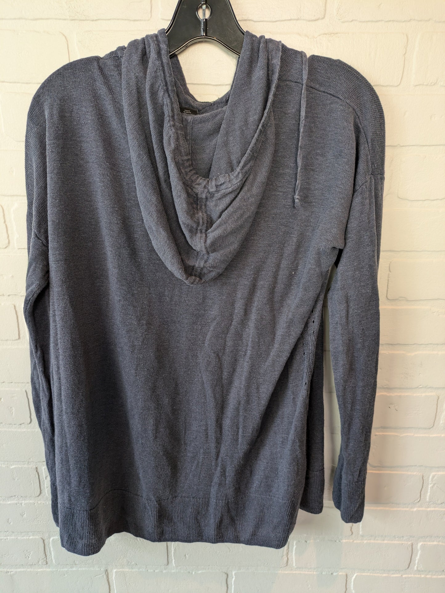 Sweater By Tahari By Arthur Levine In Blue, Size: L