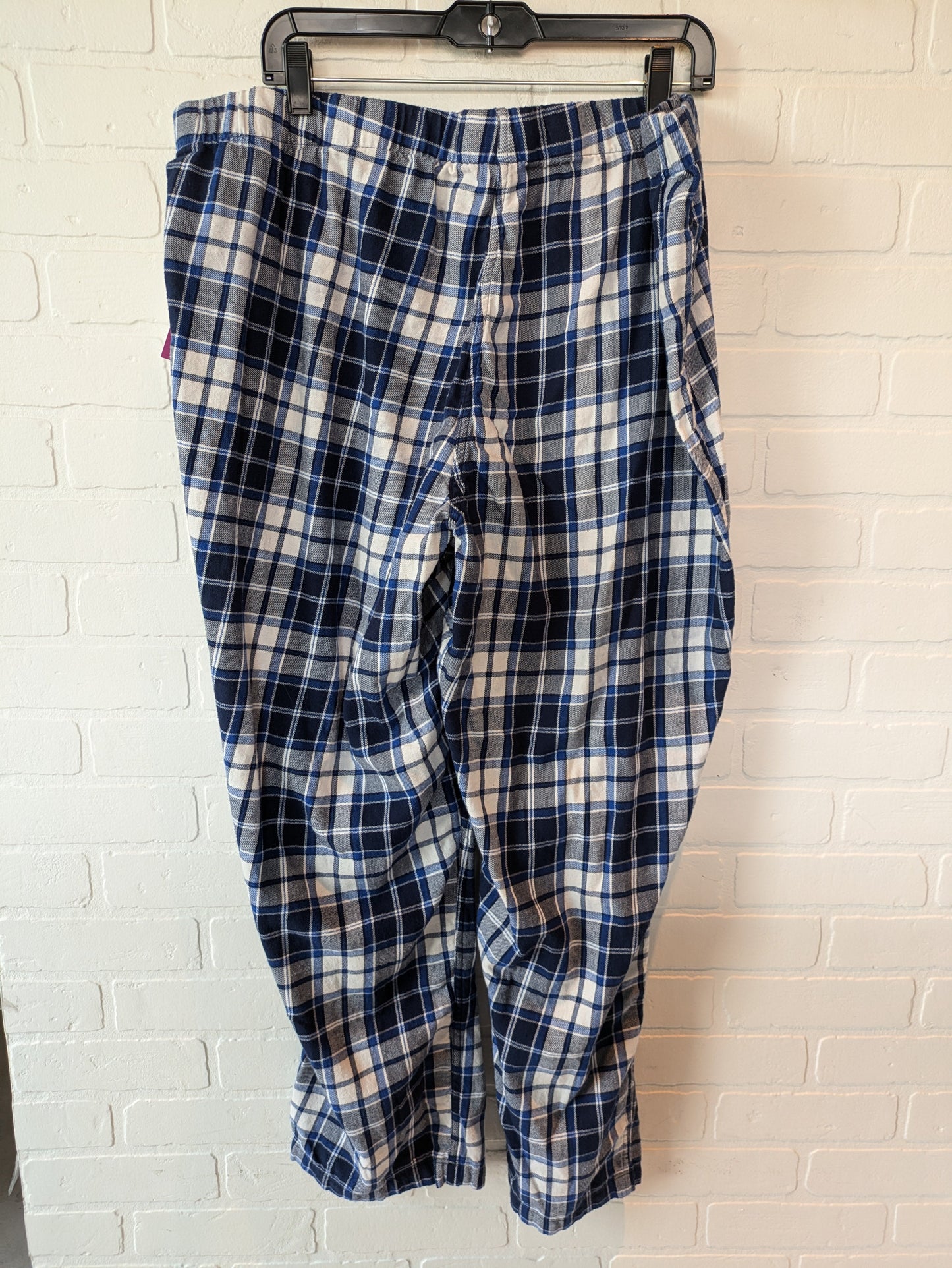 Pajamas 2pc By Lands End In Blue & White, Size: 2x