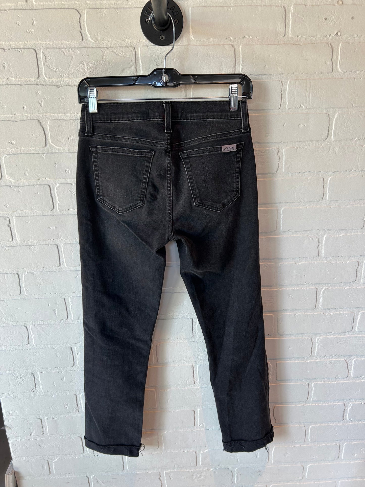 Jeans Cropped By Joes Jeans In Black Denim, Size: 2