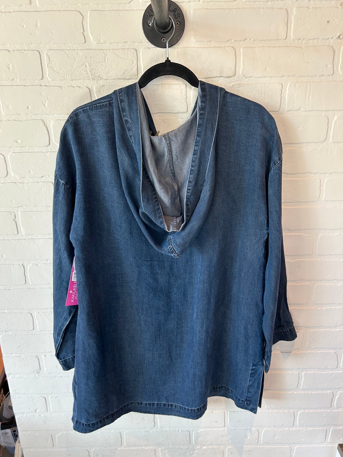 Tunic Long Sleeve By Soft Surroundings In Blue, Size: S