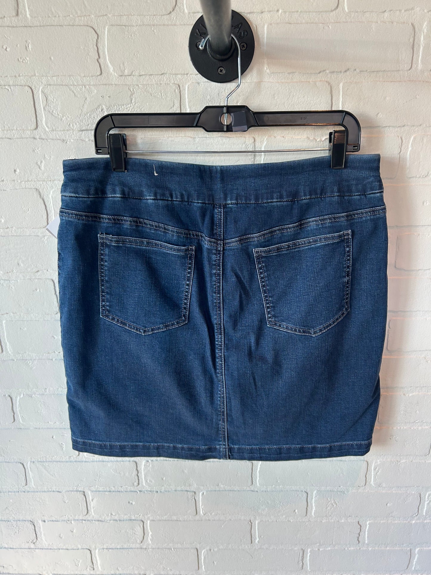 Skort By Chicos In Blue Denim, Size: 10