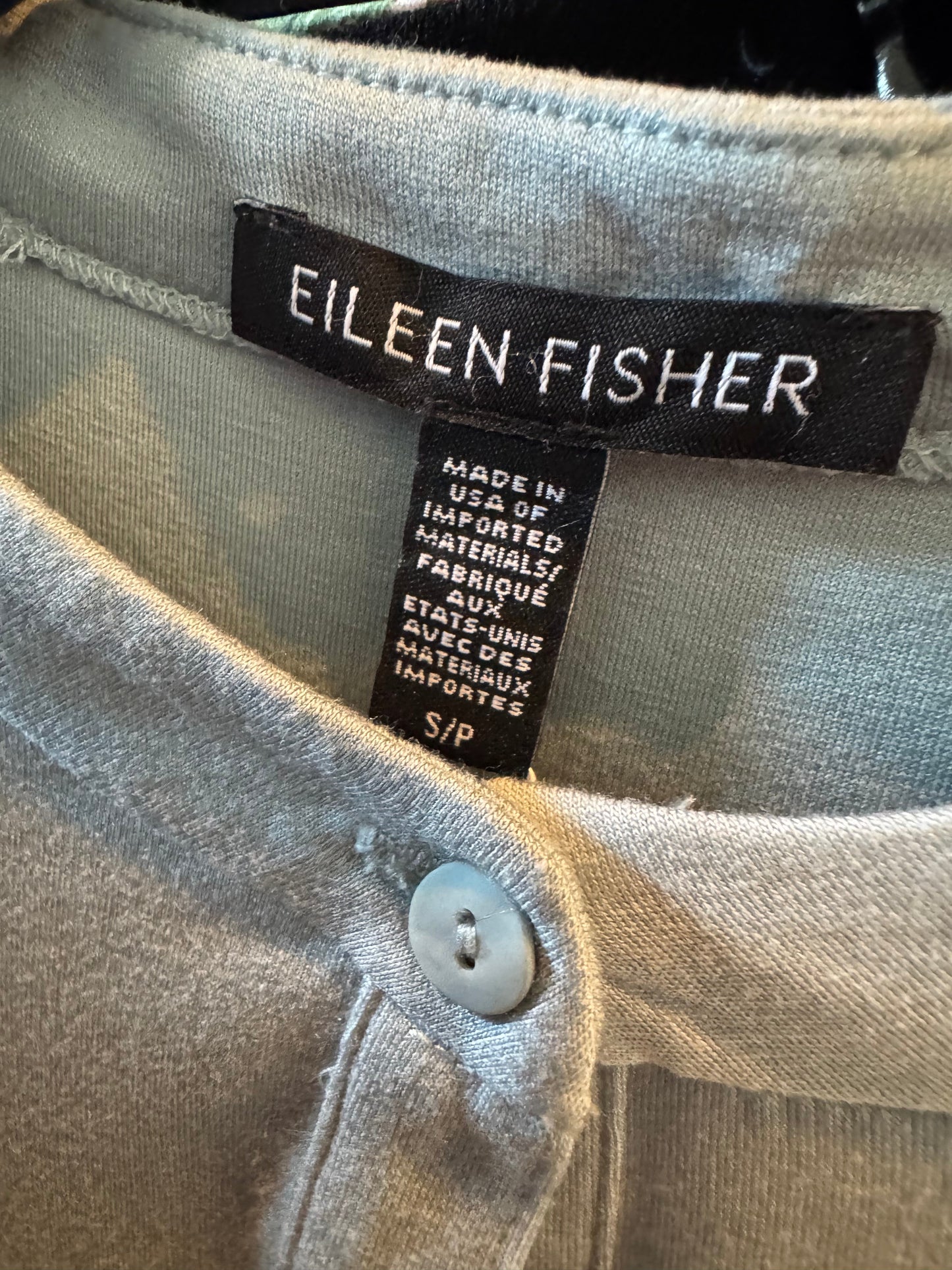 Dress Casual Midi By Eileen Fisher In Blue, Size: S