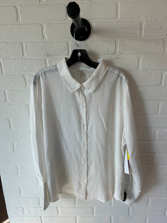 Top Long Sleeve By Joie In Cream, Size: Xl