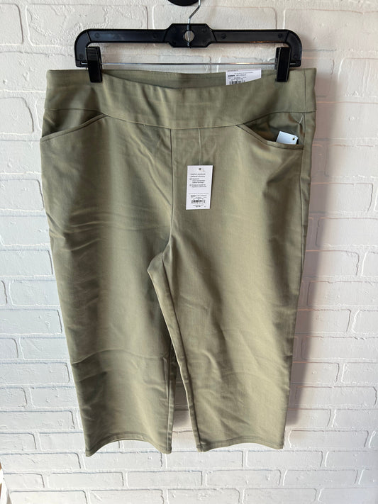 Capris By Croft And Barrow In Green, Size: 12