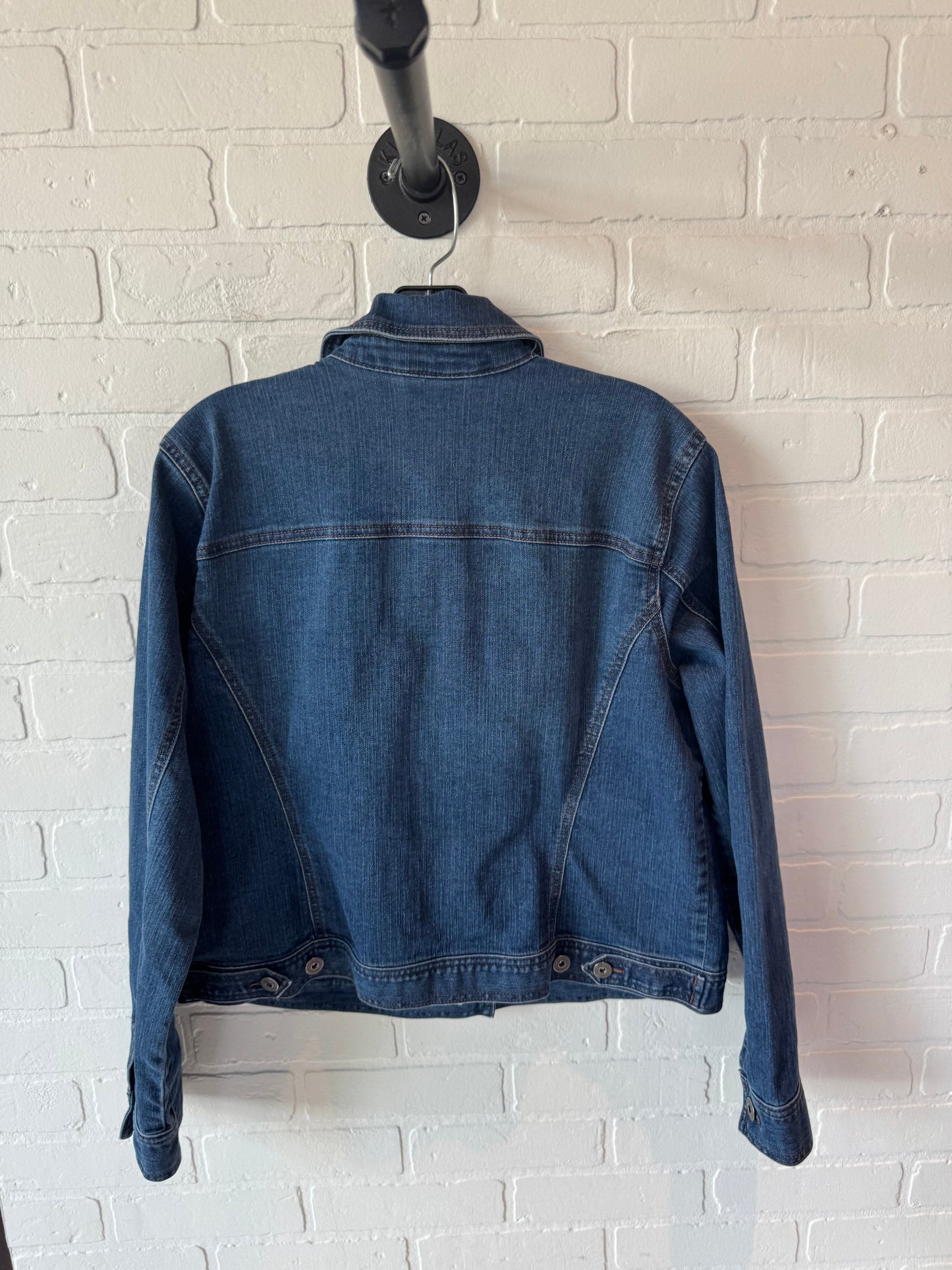 Jacket Denim By Style And Company In Blue Denim, Size: L