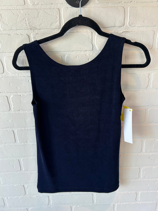 Top Sleeveless By Chicos In Navy, Size: Xs