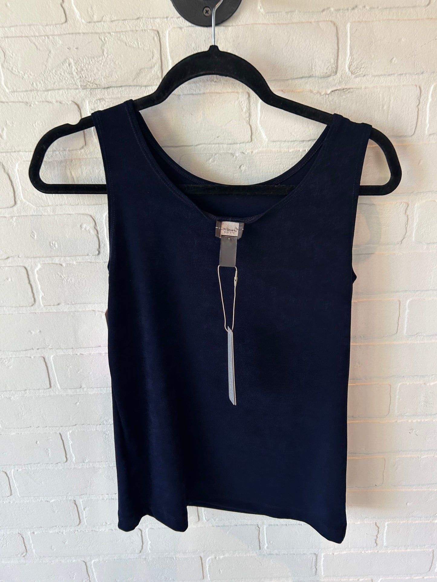 Top Sleeveless By Chicos In Navy, Size: Xs