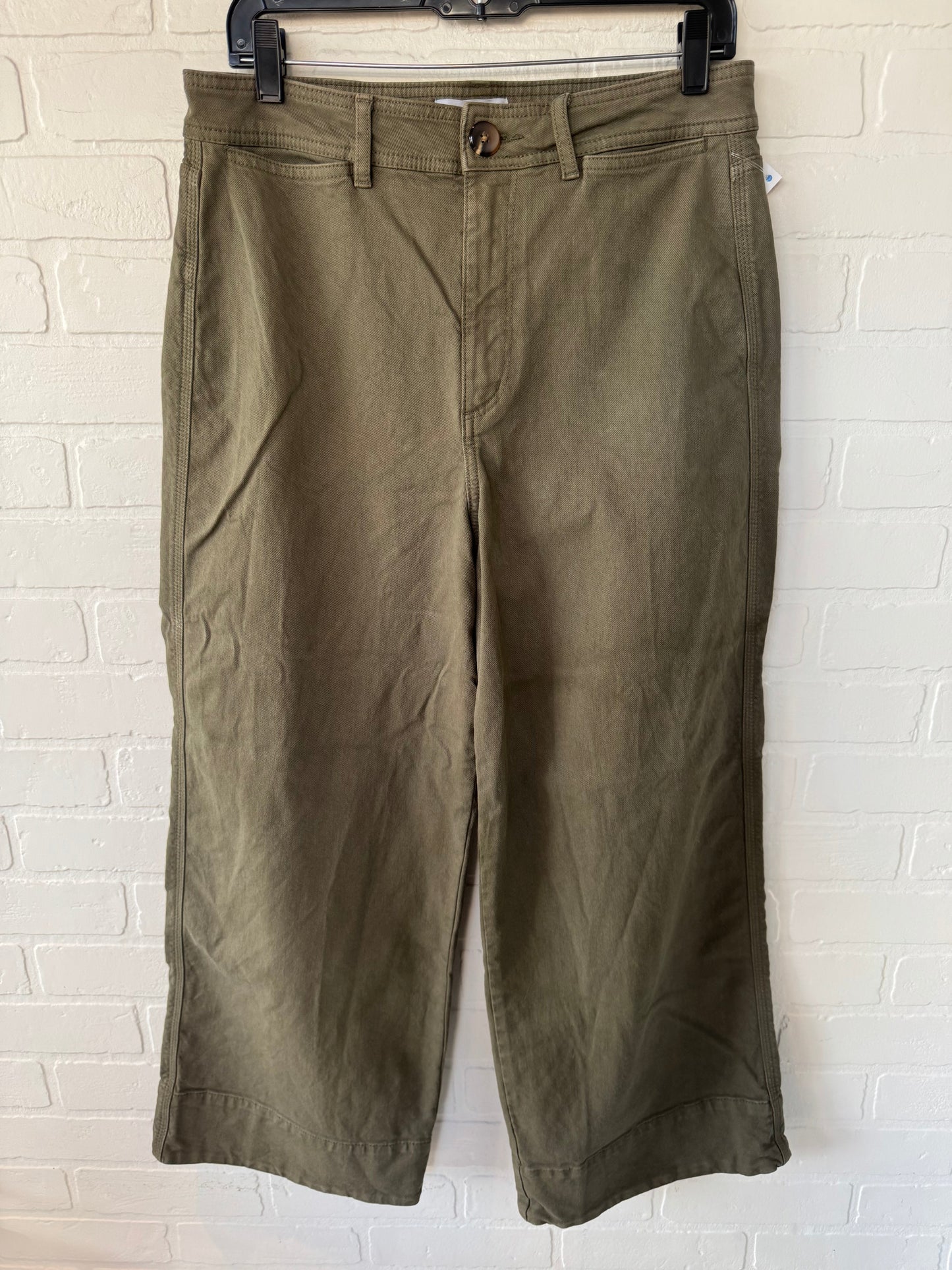 Pants Wide Leg By Loft In Green, Size: 8