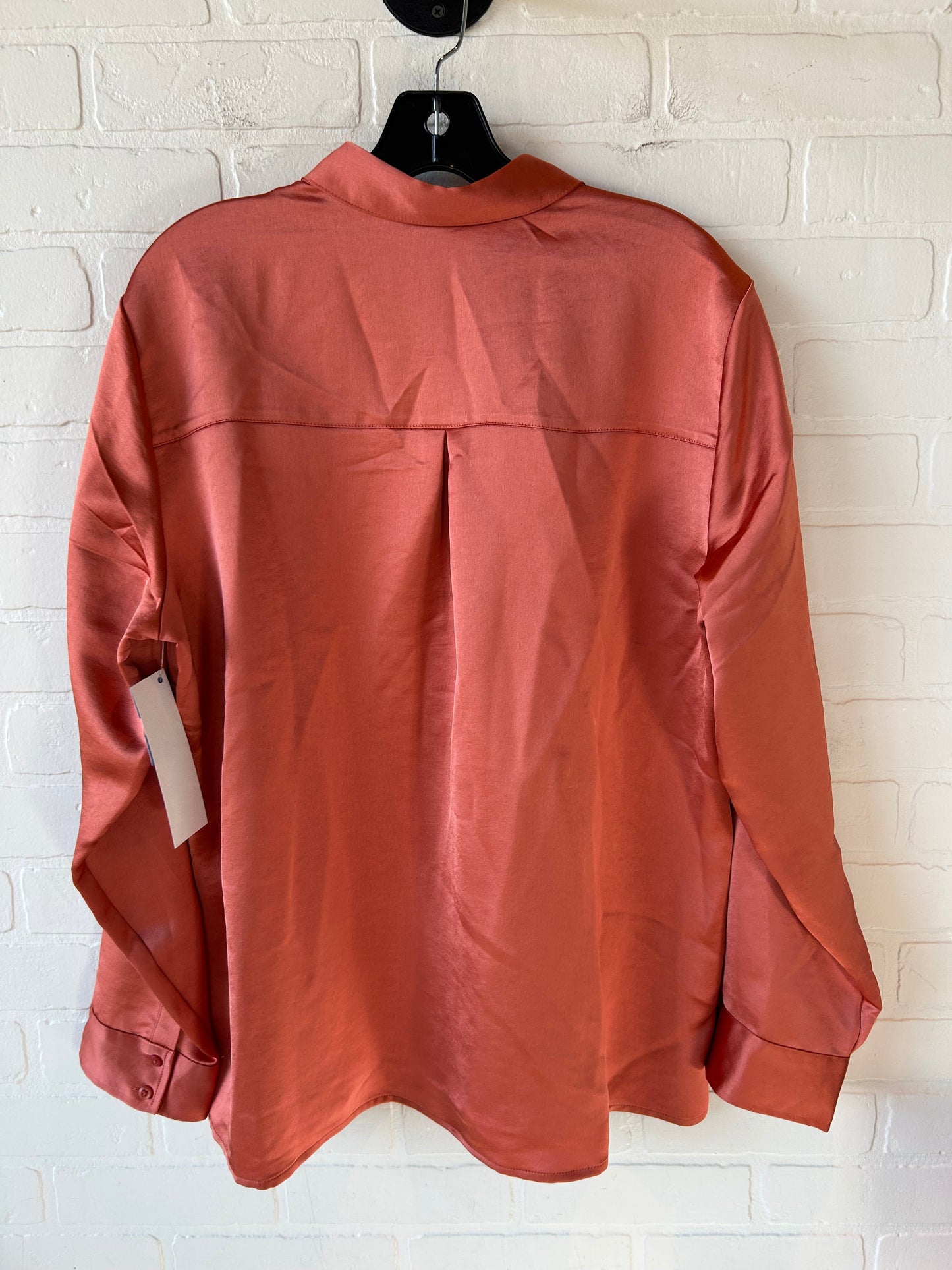 Top Long Sleeve By Express In Orange, Size: Xl