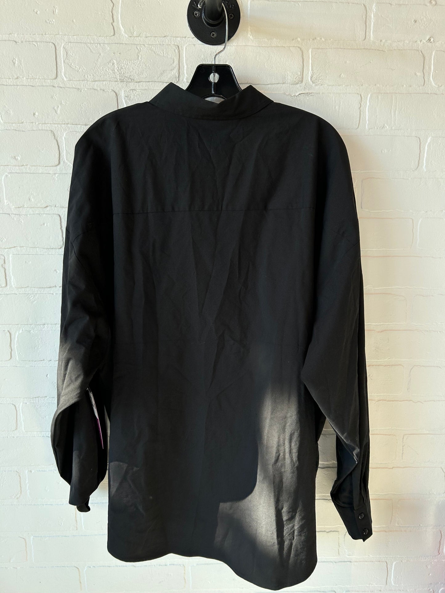 Top Long Sleeve By Express In Black, Size: Xl