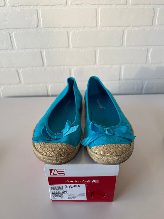 Shoes Flats By American Eagle In Blue, Size: 7