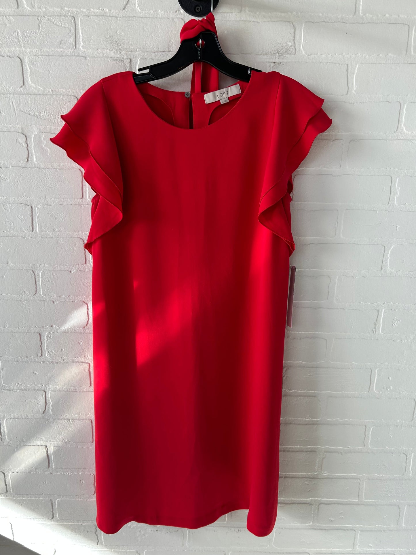 Dress Work By Loft In Red, Size: S