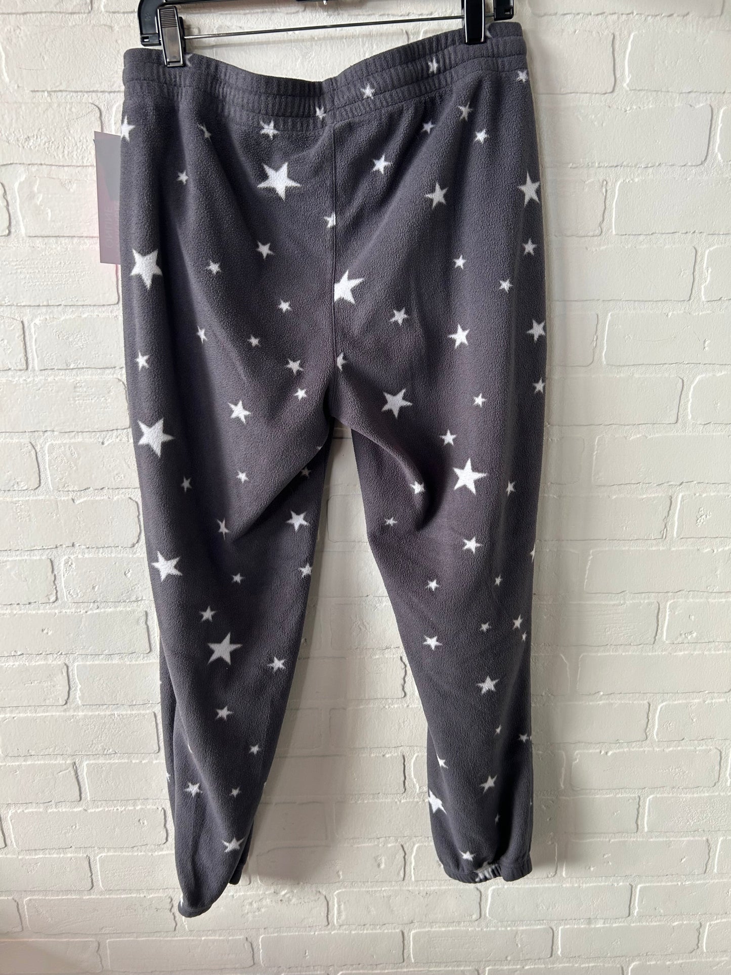 Pajama Pants By Old Navy In Grey & White, Size: 12