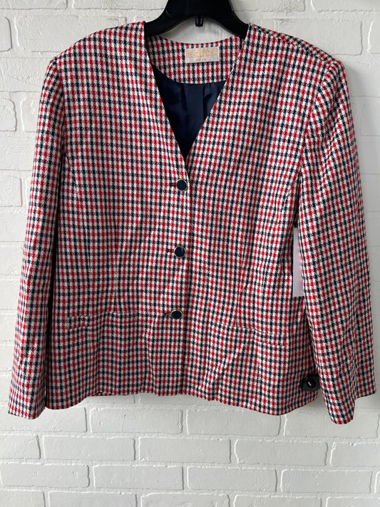 Blazer By Pendleton In Blue & Red & White, Size: 1x