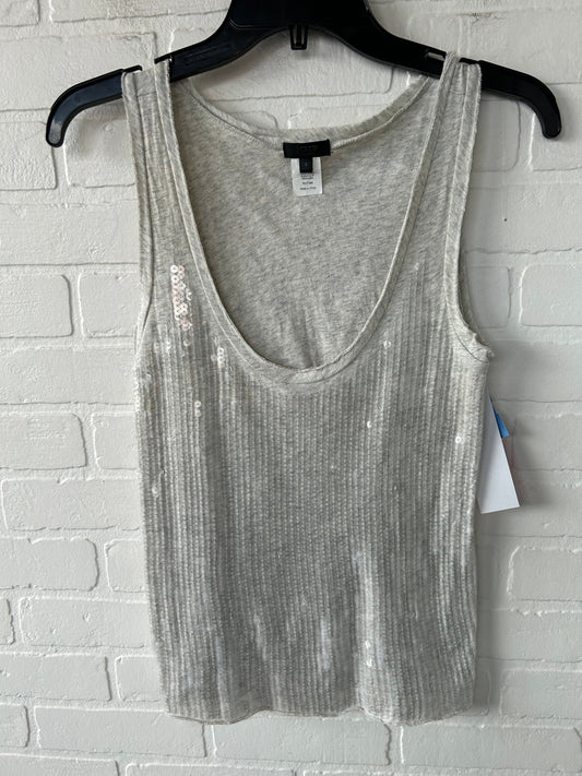 Top Sleeveless By J. Crew In Grey, Size: S