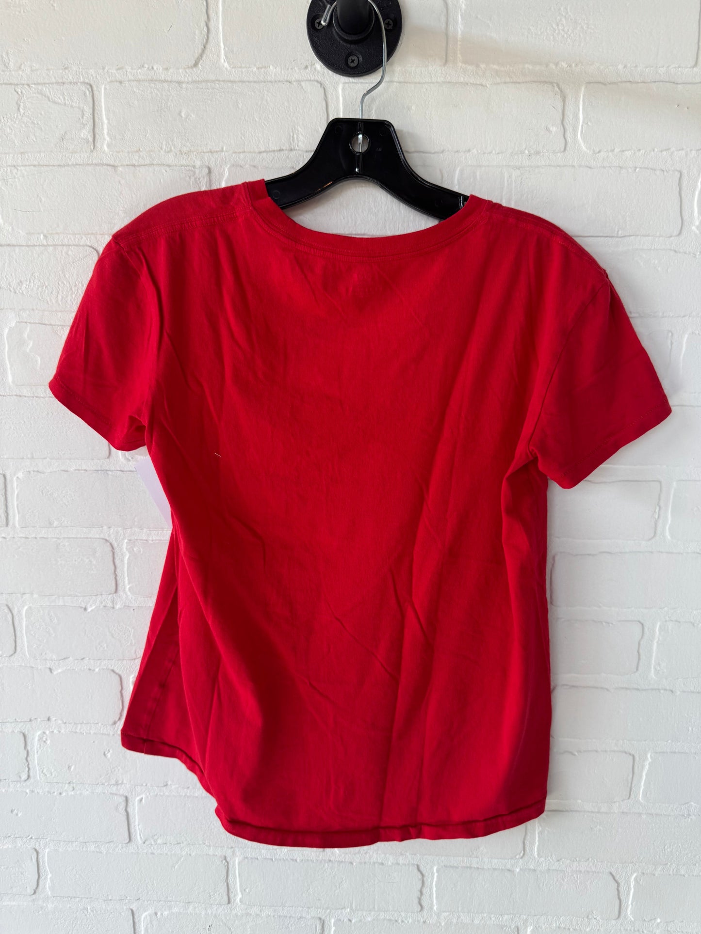 Top Short Sleeve Basic By Gap In Red, Size: S