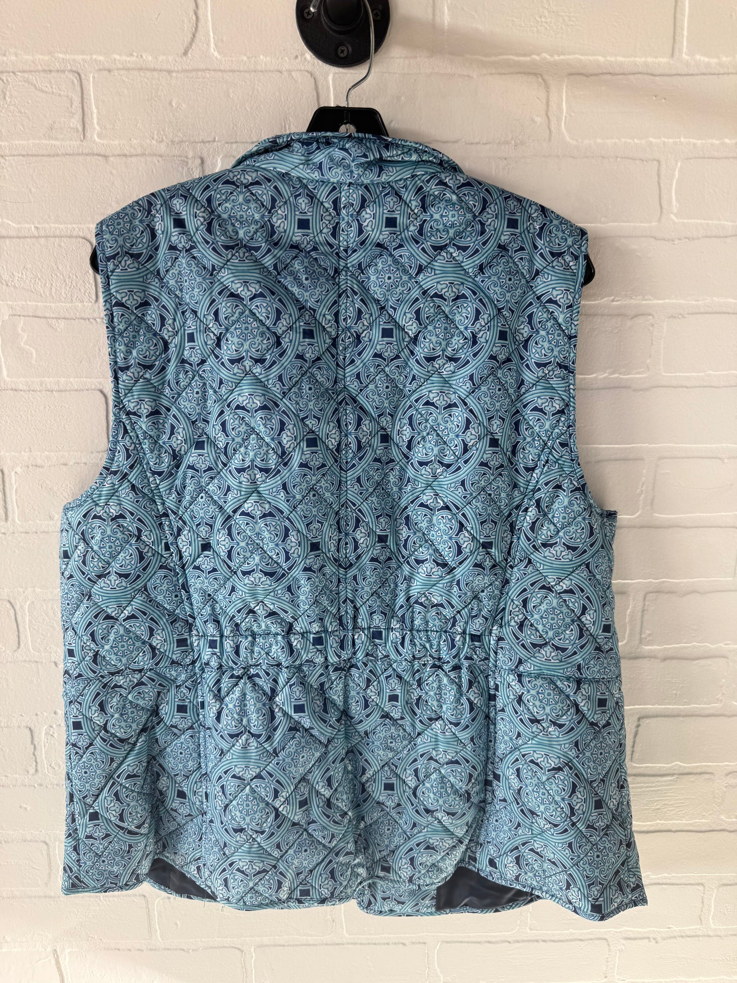 Vest Puffer & Quilted By Talbots In Blue, Size: Xl