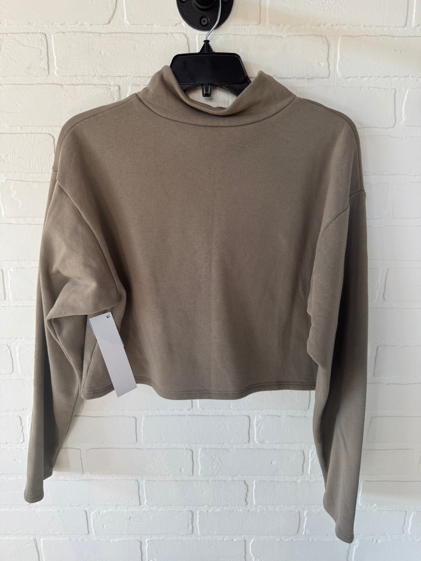 Sweatshirt Collar By Express In Brown, Size: M