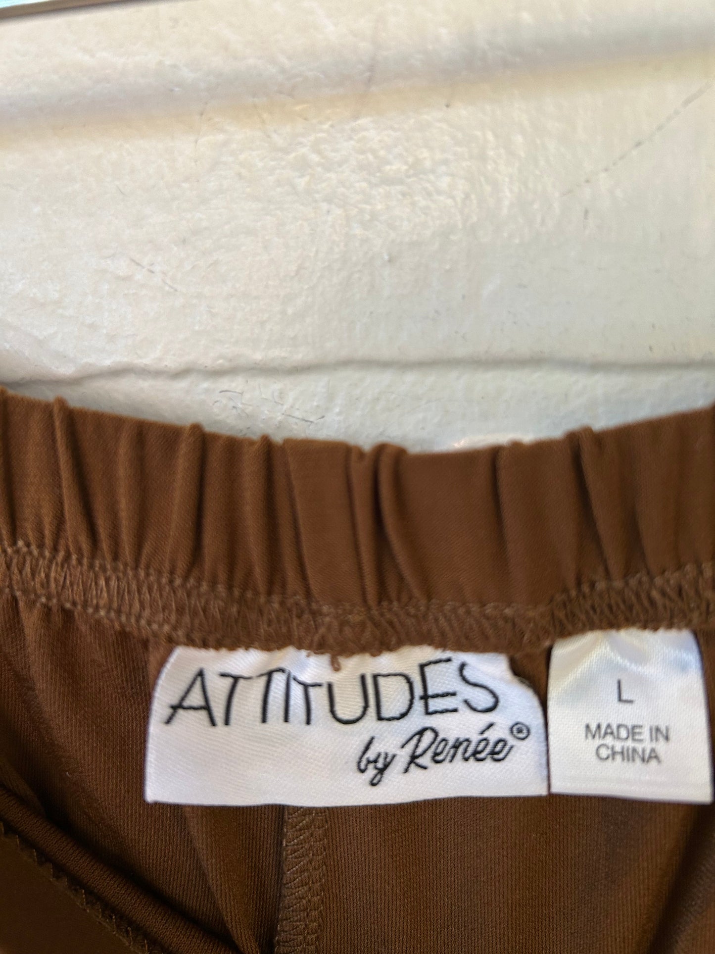 Pants Dress By ATTITUDES BY RENEE In Brown, Size: 12