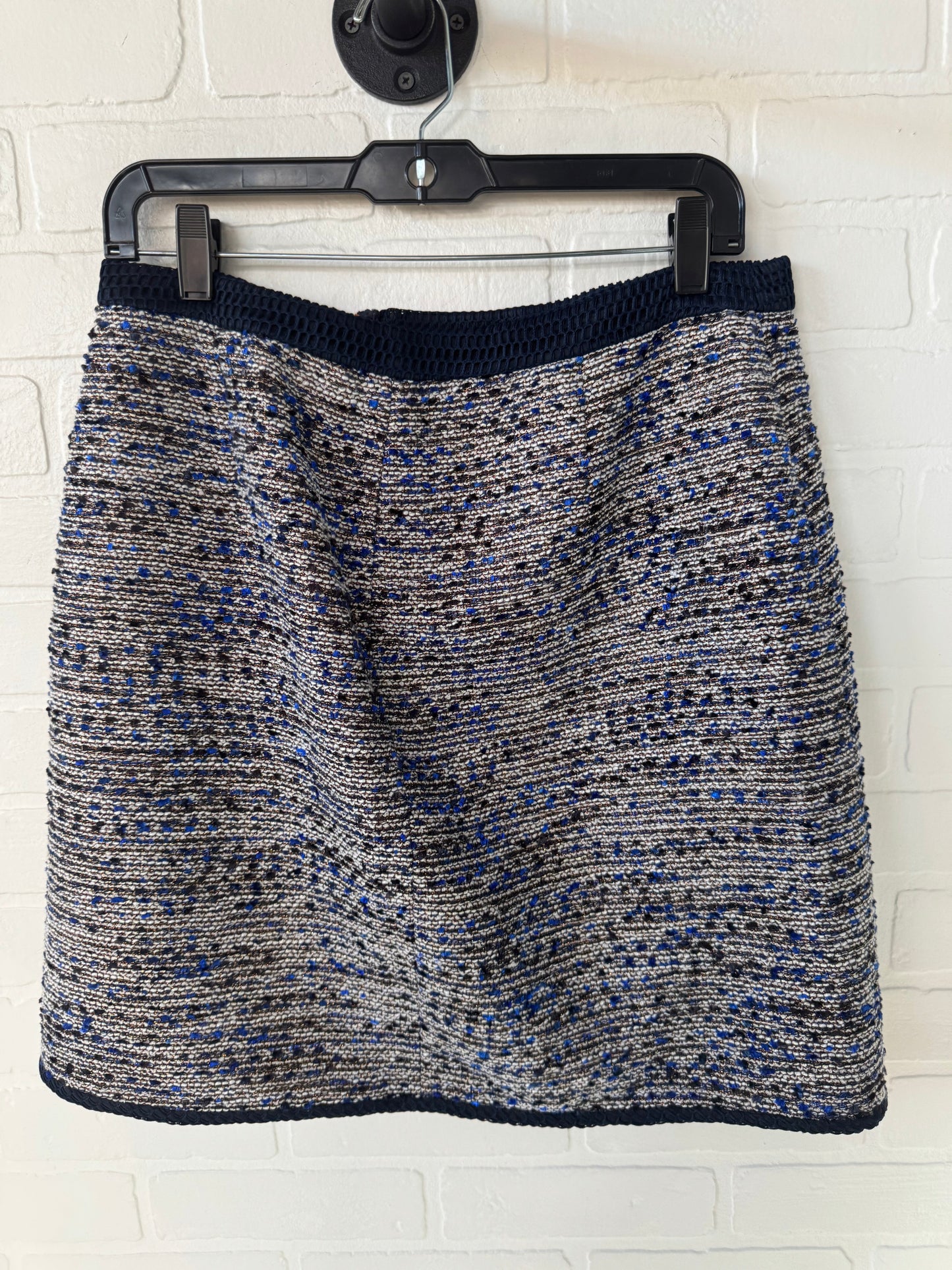 Skirt Mini & Short By J. Crew In Blue & White, Size: 10