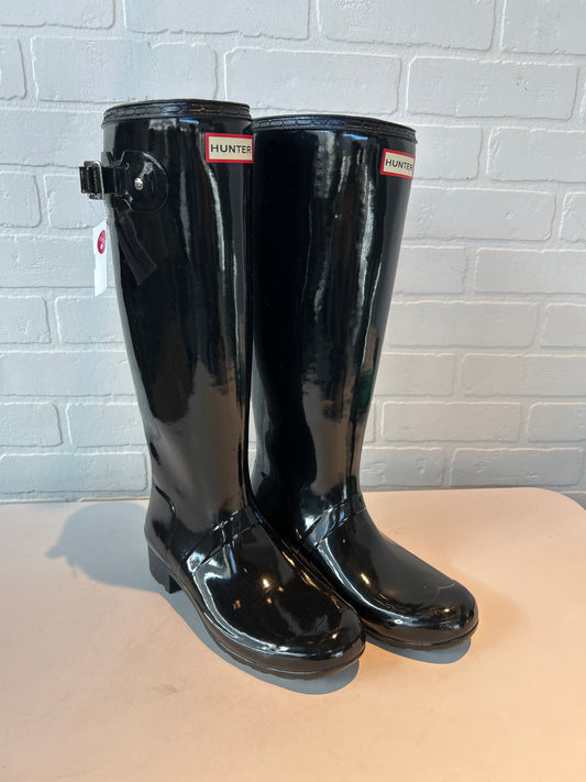 Boots Rain By Hunter In Black, Size: 8