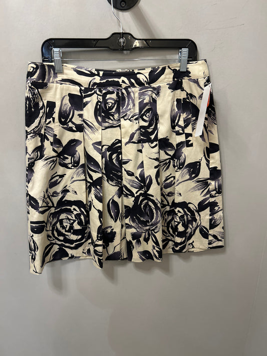 Skirt Mini & Short By Cabi In Black & Cream, Size: 8