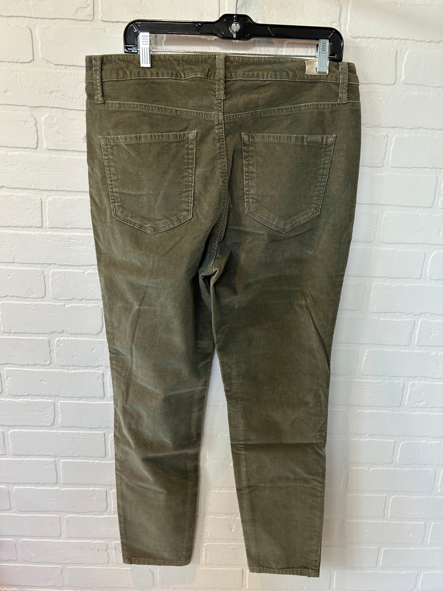 Olive Pants Corduroy Seven 7, Size 14