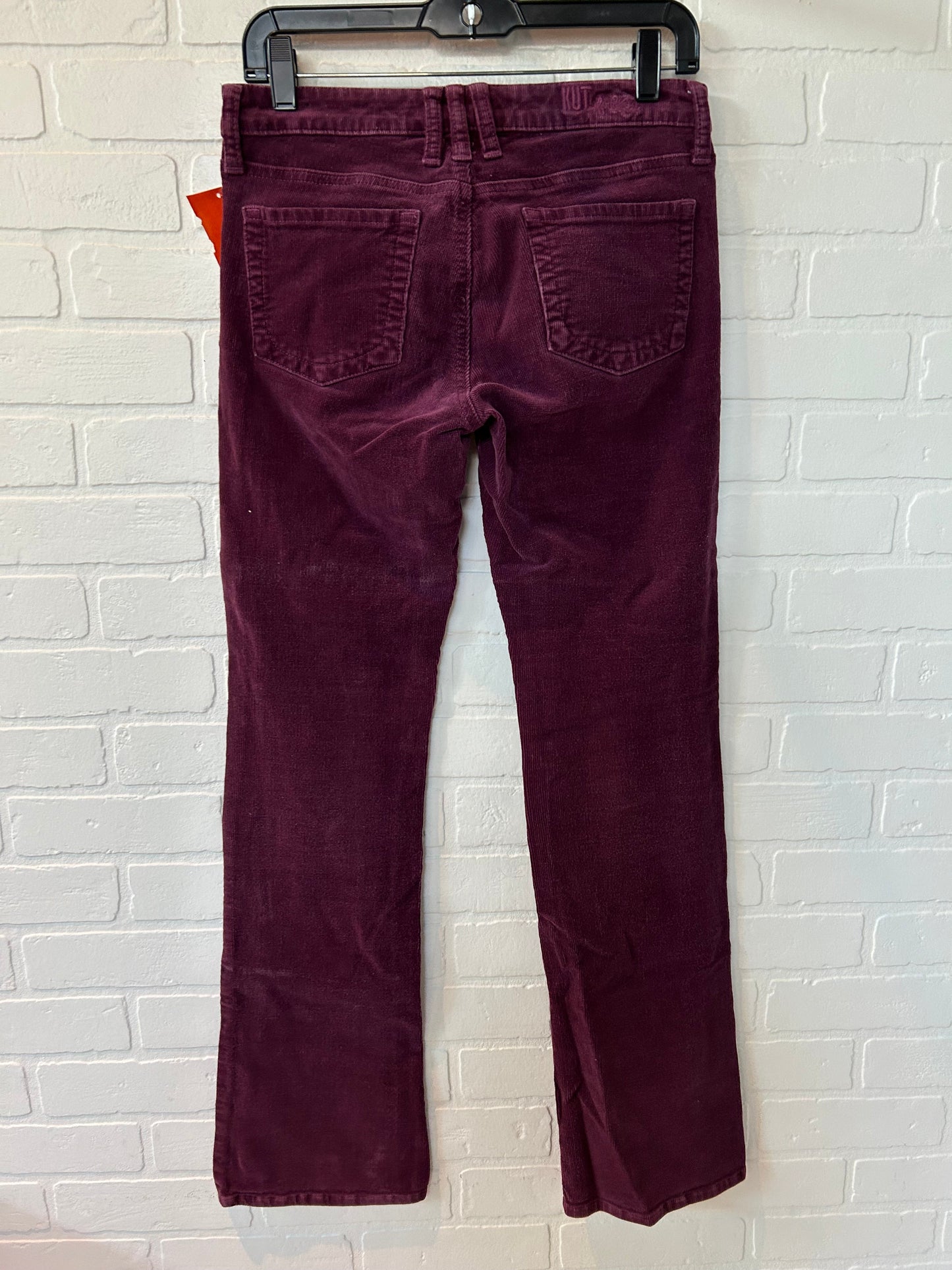 Purple Pants Corduroy Kut, Size 2