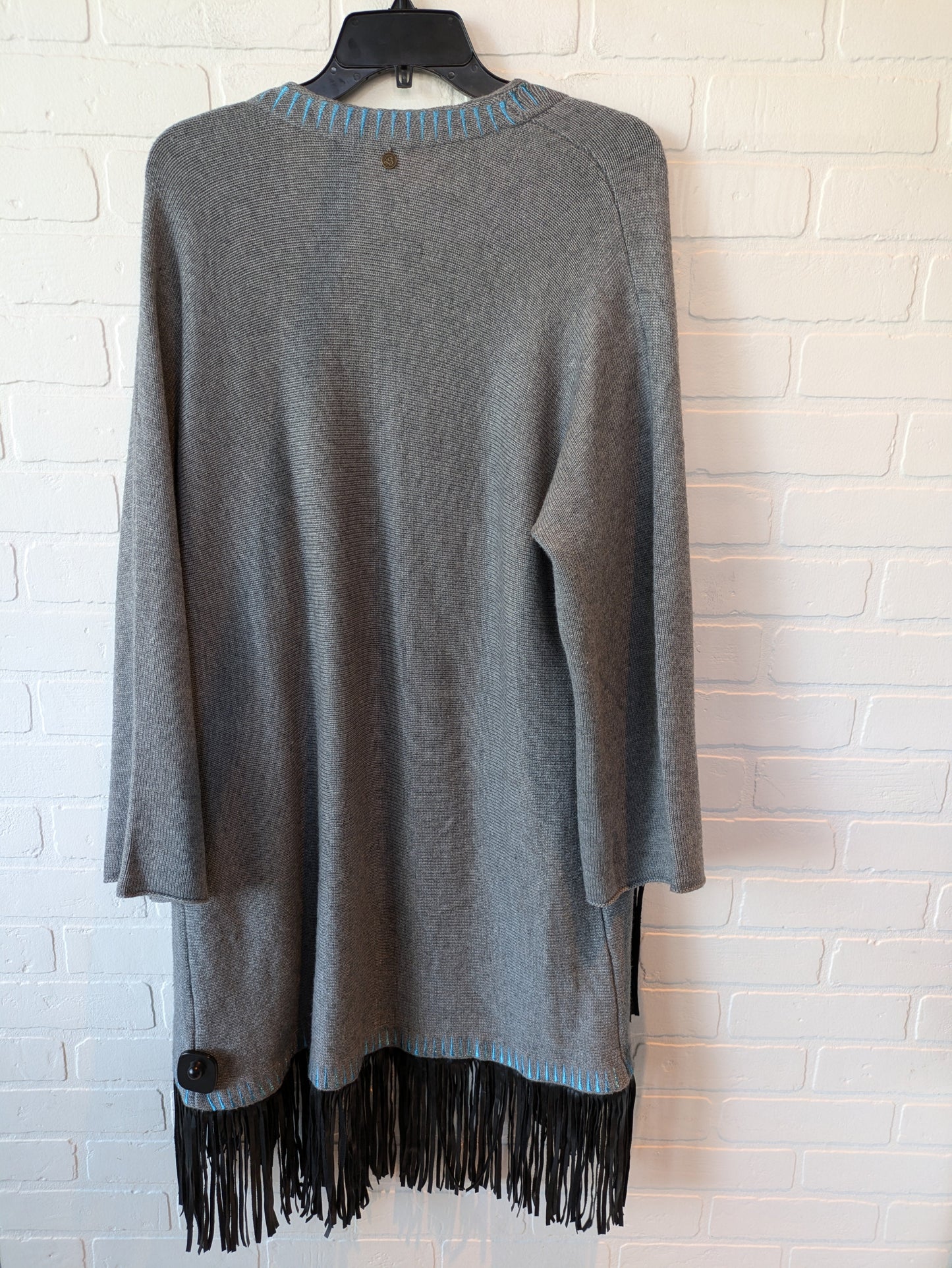 Sweater Cardigan By Soft Surroundings In Grey, Size: L