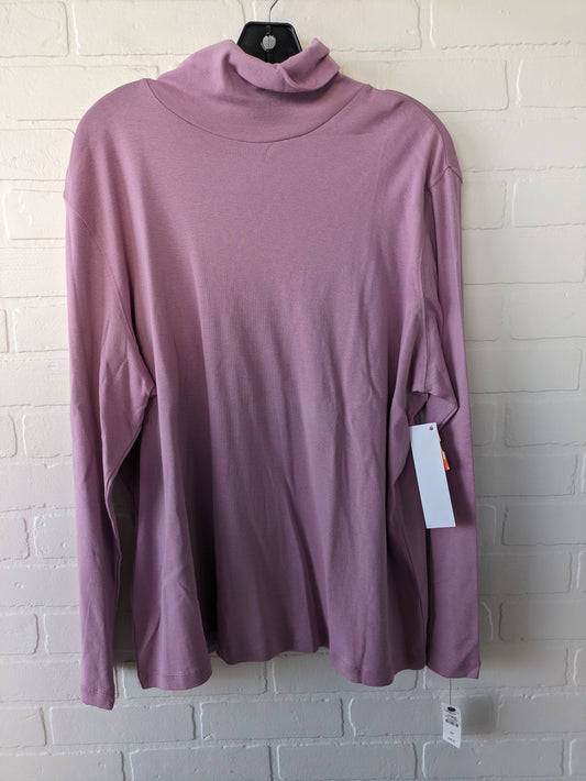 Top Long Sleeve Basic By Talbots  Size: 2x