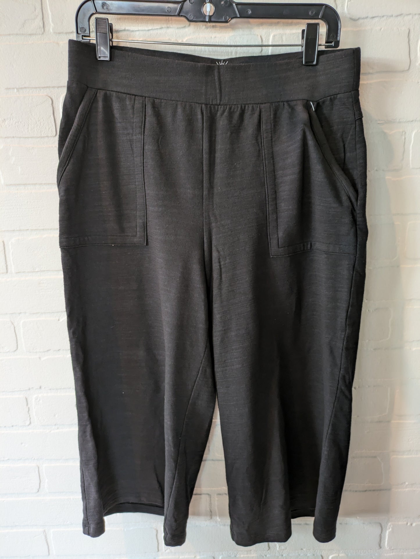 Black Athletic Capris Talbots, Size 8petite