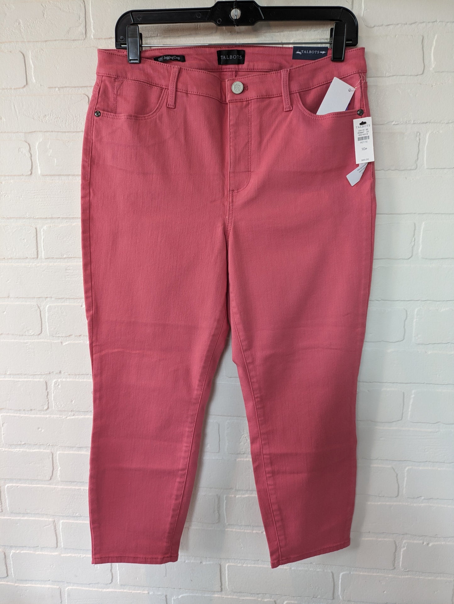 Pink Pants Cropped Talbots, Size 10petite