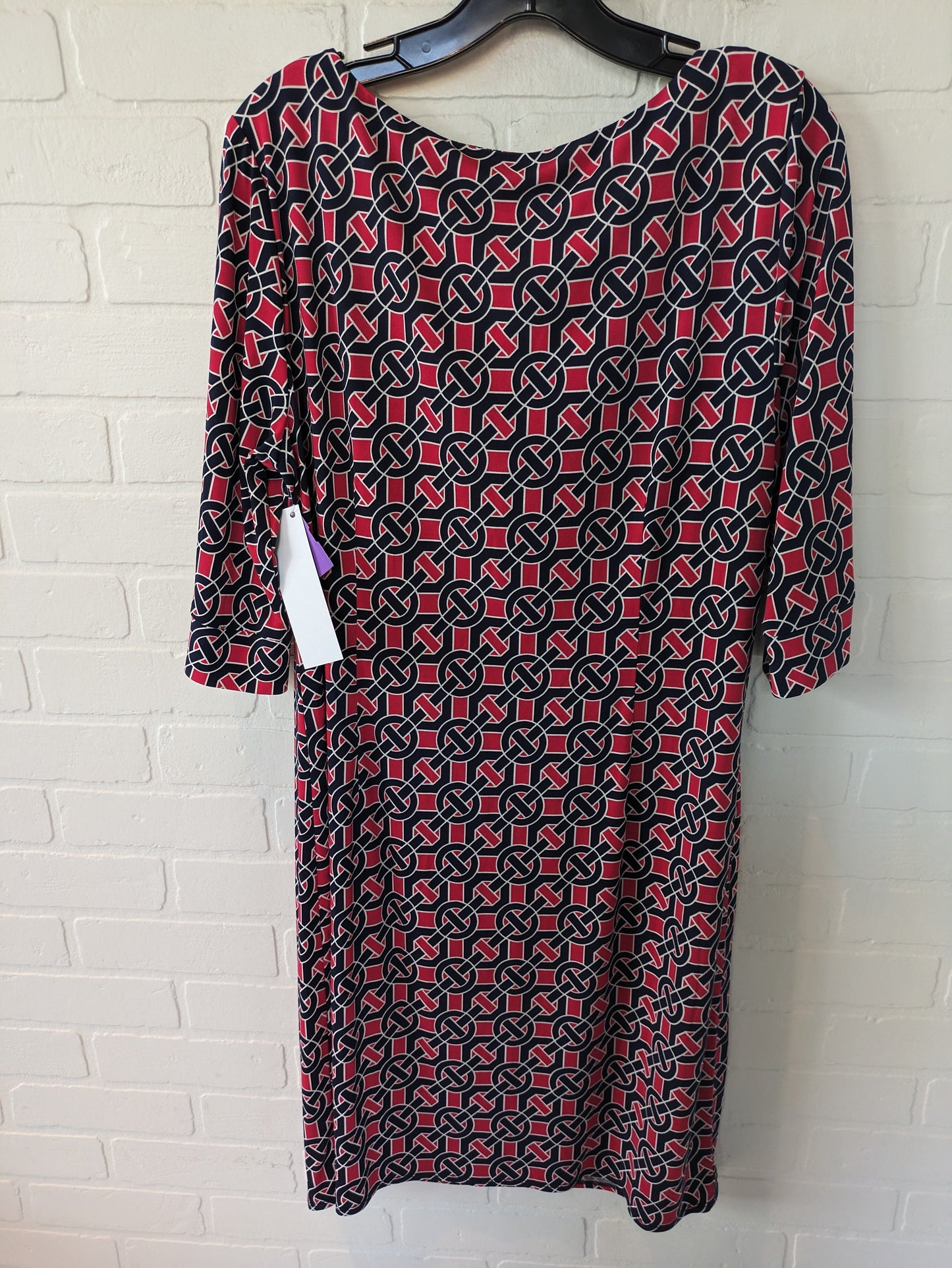 Blue & Red Dress Work Laundry, Size L