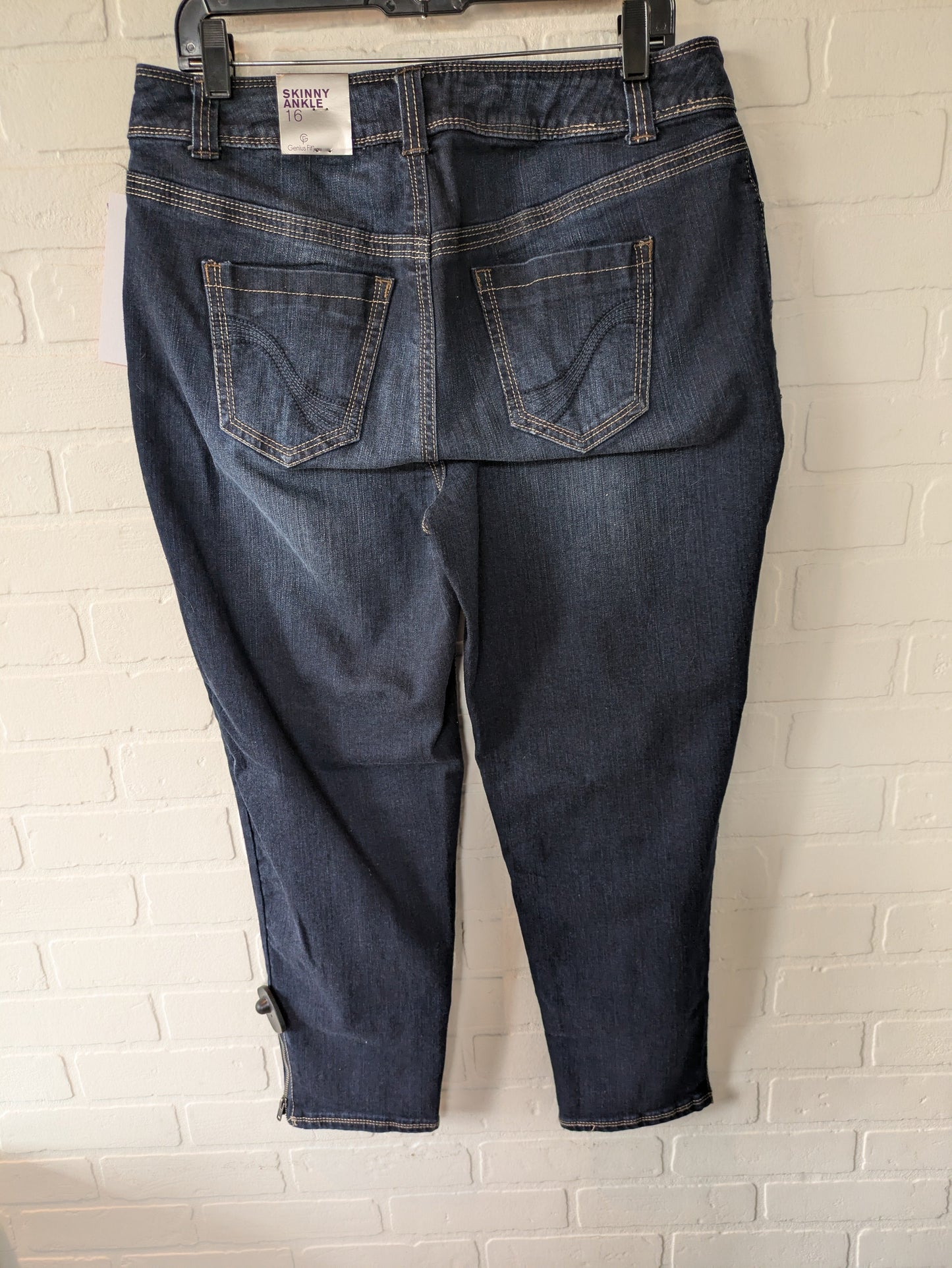 Blue Denim Jeans Skinny Lane Bryant, Size 16