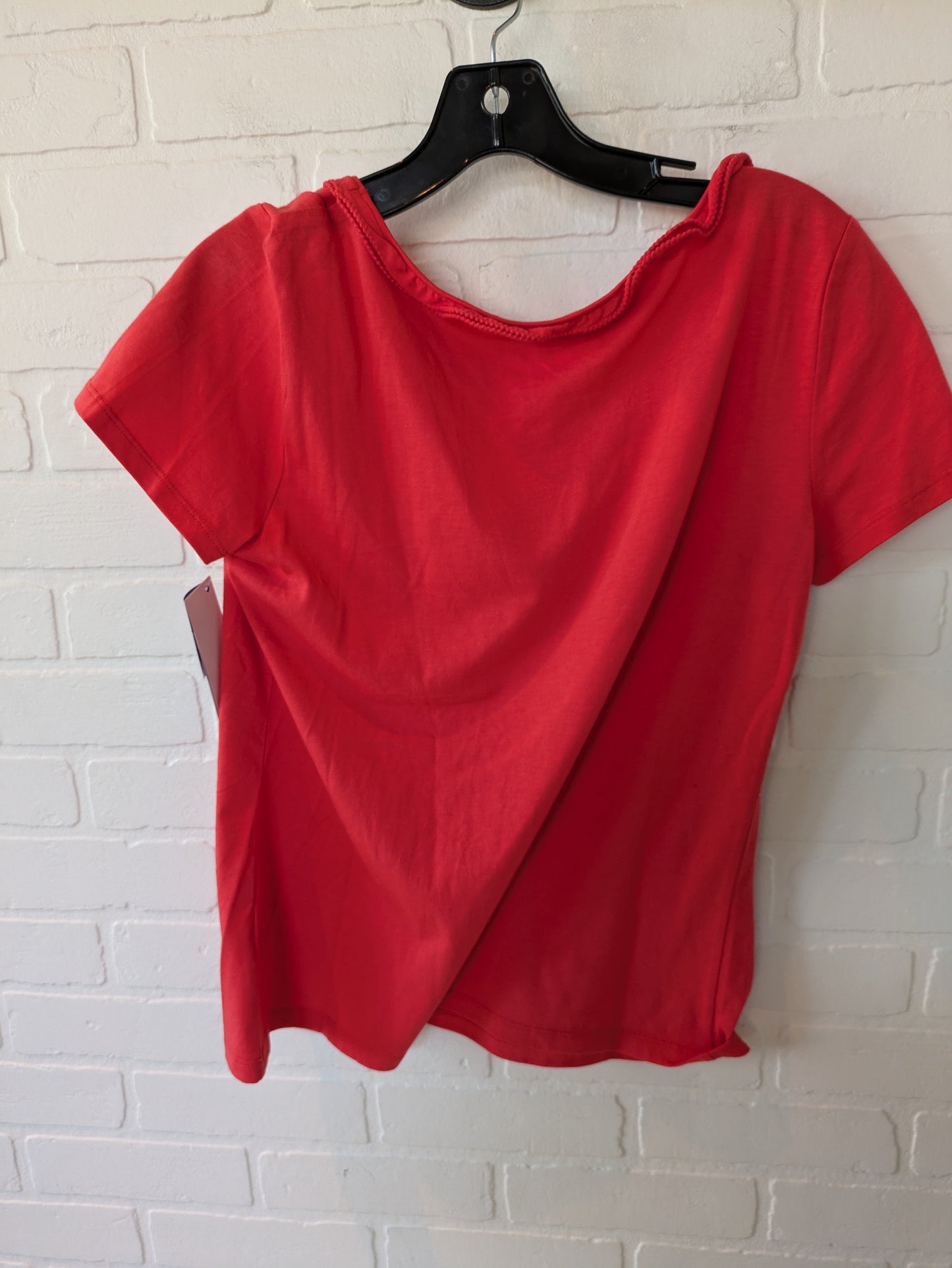 Orange Top Short Sleeve Talbots, Size M