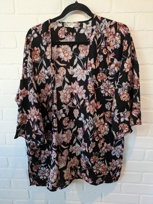 Black & Pink Kimono Pink Rose, Size M