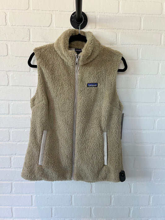 Tan Vest Faux Fur & Sherpa Patagonia, Size L