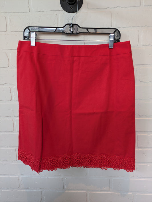 Red Skirt Mini & Short Talbots, Size 10petite