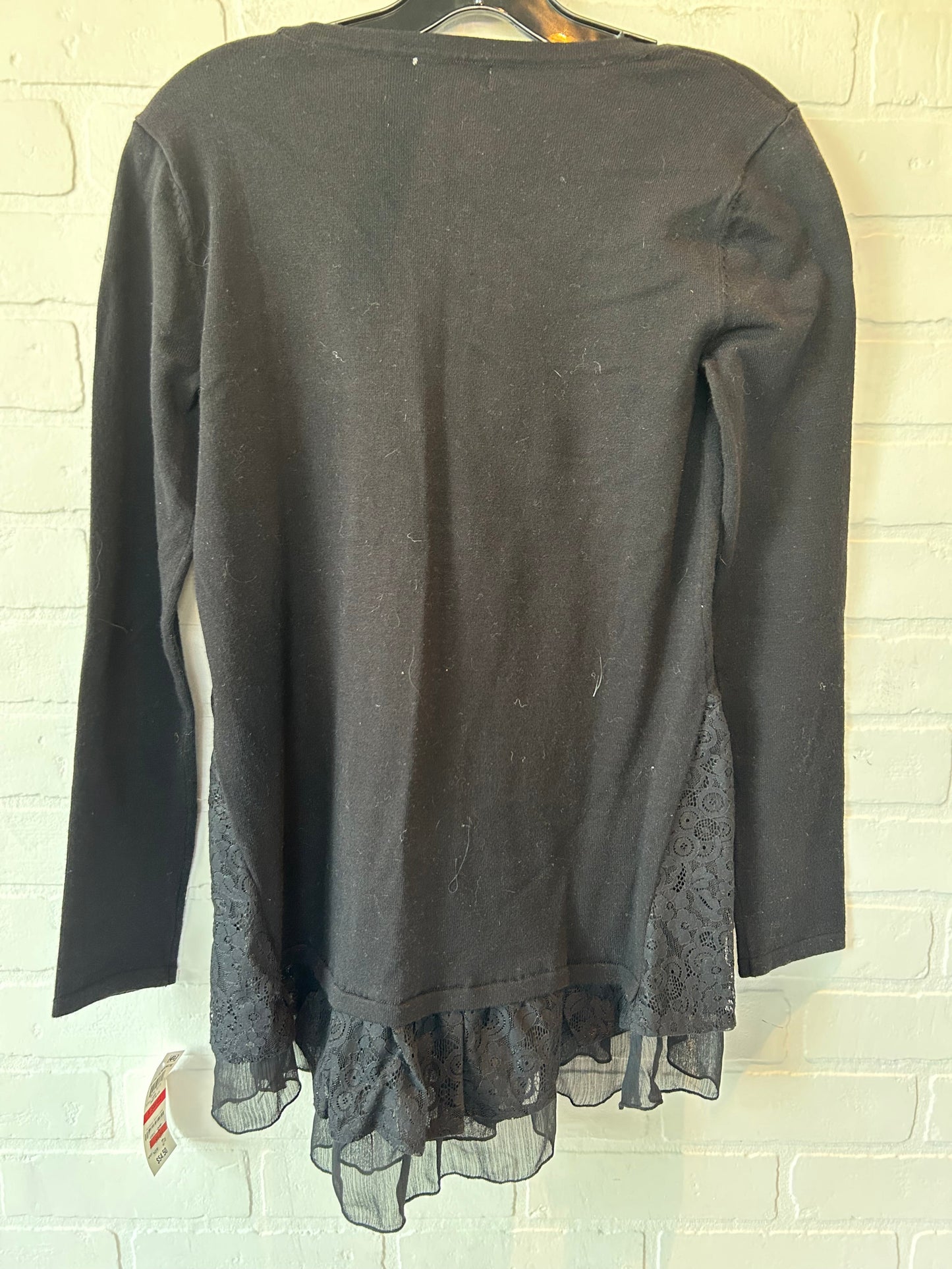 Black Tunic Long Sleeve Style And Company, Size Xs