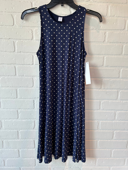 Blue & White Dress Casual Short Old Navy, Size Xs