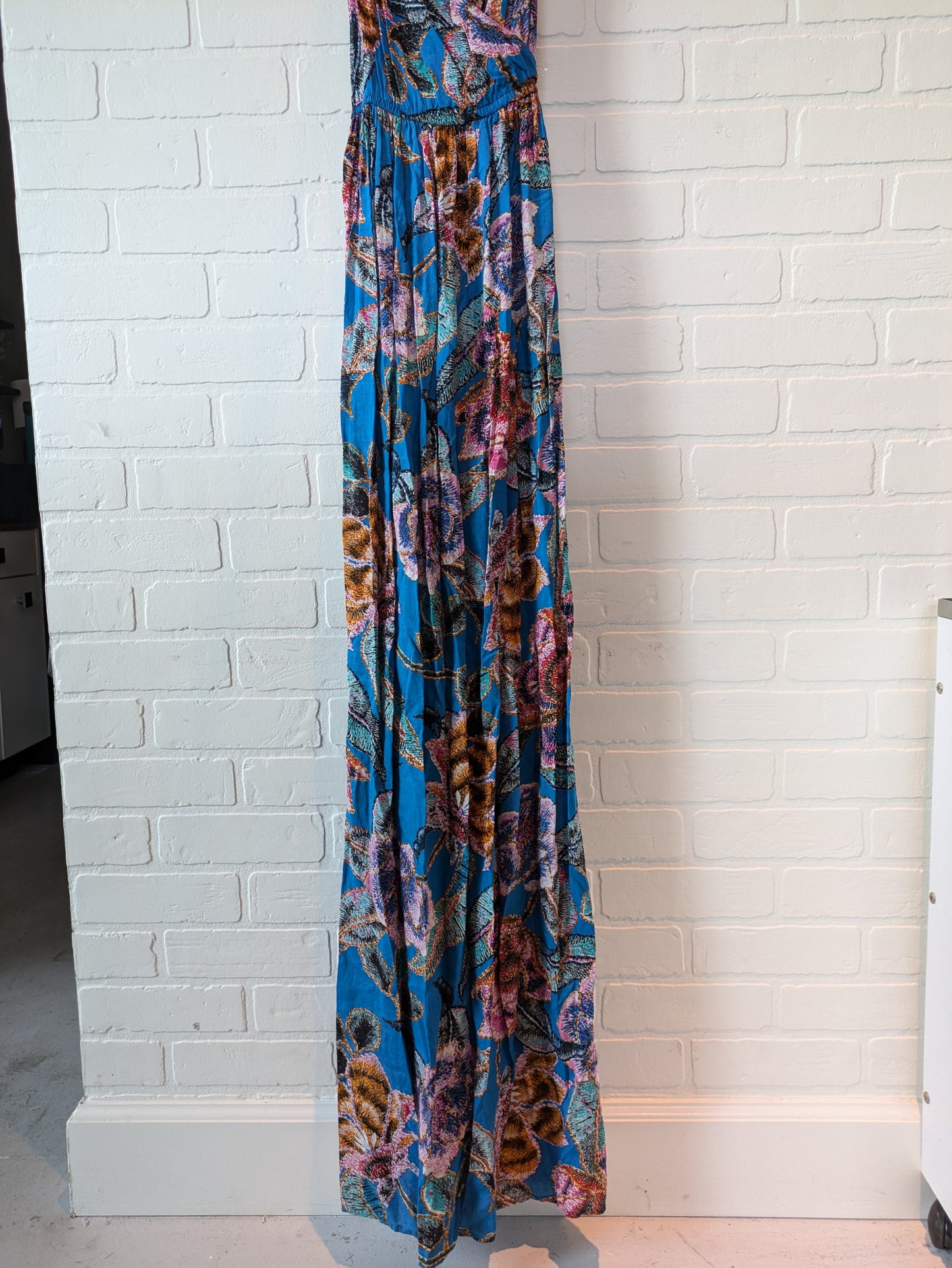 Blue Dress Casual Maxi Asos, Size S