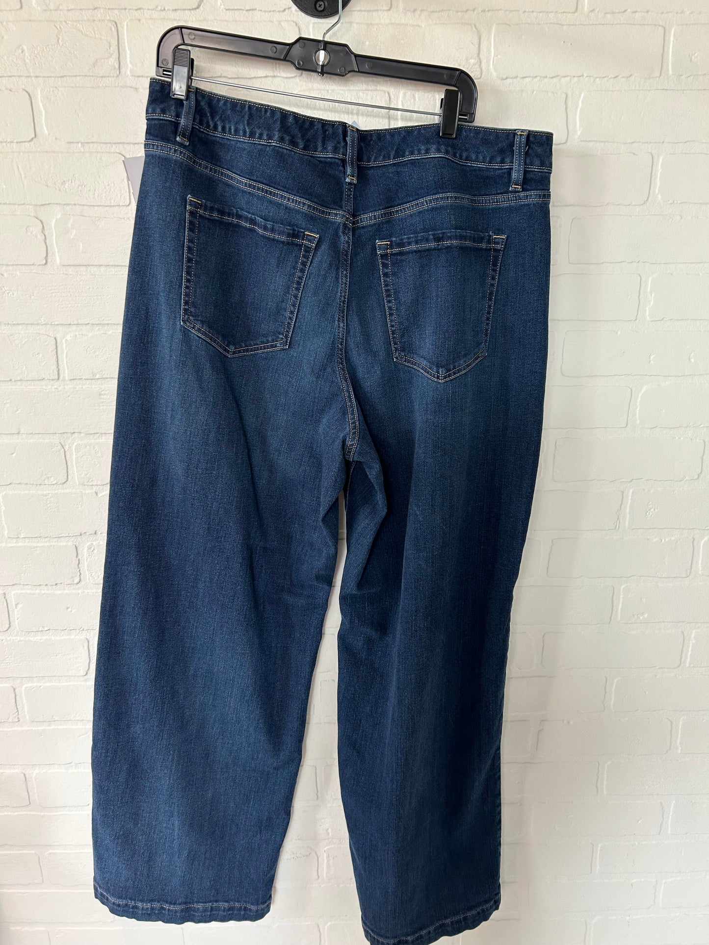 Blue Denim Jeans Straight Lane Bryant, Size 18