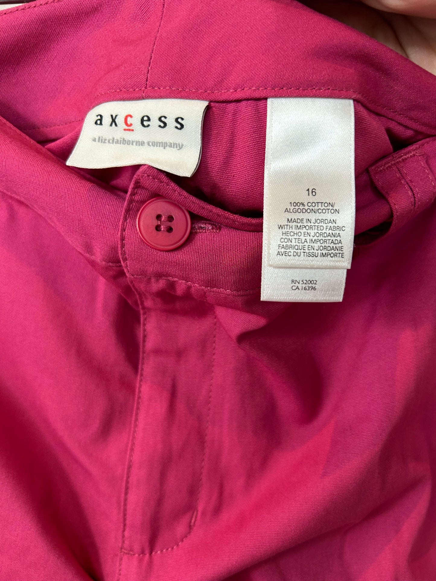 Pink Capris Axcess, Size 16