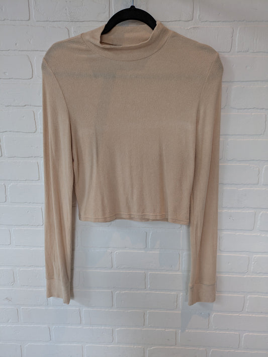 Tan Top Long Sleeve Bp, Size M