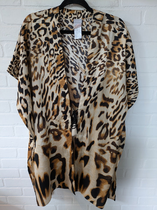 Kimono By Chicos In Animal Print, Size: L